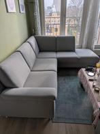 Grijze hoekbank, Ophalen, Zo goed als nieuw, Stof