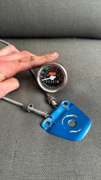 45mm Km teller o.a. puch, met bev. plaatje en kabel, Ophalen of Verzenden, Gebruikt, Koplamp