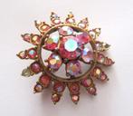 Prachtige Aurora Borealis regenboog kristallen broche, Verzenden, Zo goed als nieuw, Overige kleuren, Overige materialen