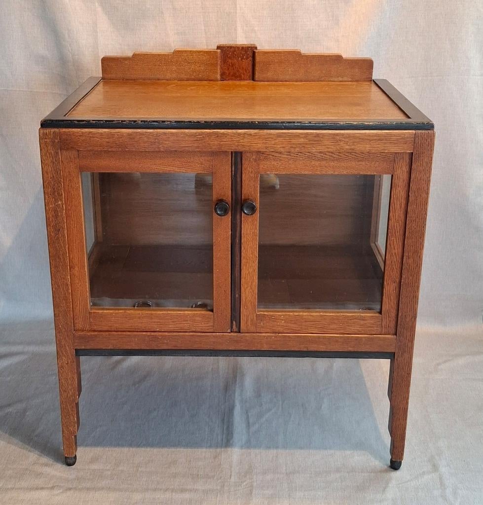 Antiek "Haagse School" Theekastje, Antiek en Kunst, Antiek | Meubels | Kasten, Ophalen