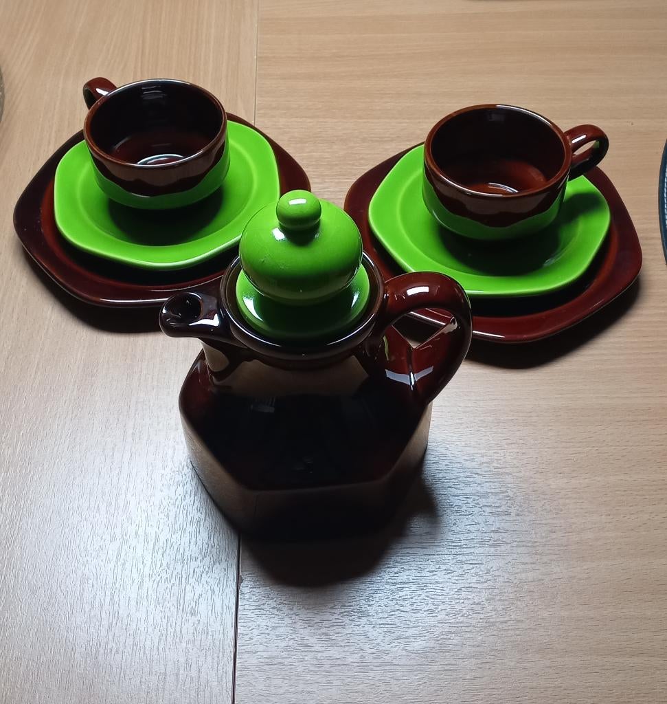 Thee service kop en schotel, Antiek en Kunst, Ophalen of Verzenden