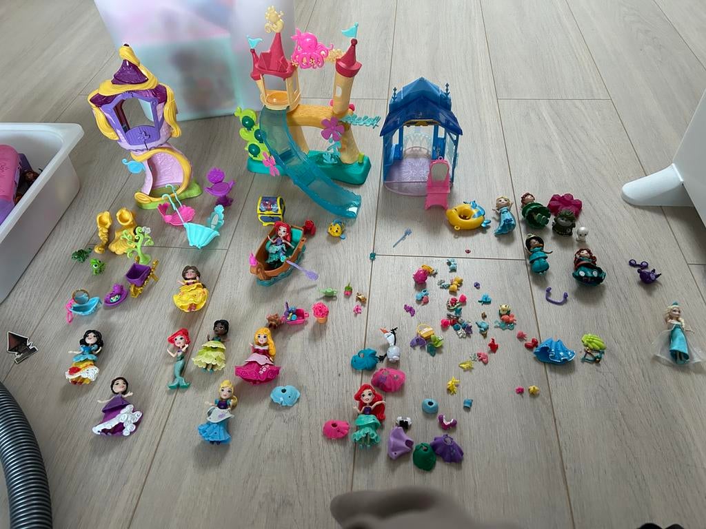 Disney Princess Kasteel en Poppen Speelset, Ophalen of Verzenden, Zo goed als nieuw, Meisje