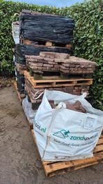 ✅️🧱OUD GEBAKKEN WAALTJES.  MOOIE KLEI KLINKERS, Ophalen of Verzenden, Gebruikt, Keramiek, Klinkers