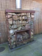 Buitenkachel buitenhaard met dubbelwandige schoorsteen, Minder dan 3 m³, Ophalen