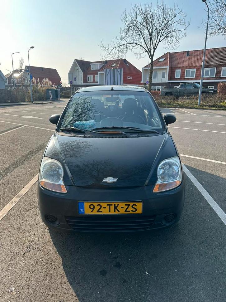 Chevrolet Matiz 0.8 2006 Zwart, Auto's, Chevrolet, Particulier, Matiz, Benzine, B, Hatchback, Handgeschakeld, Origineel Nederlands