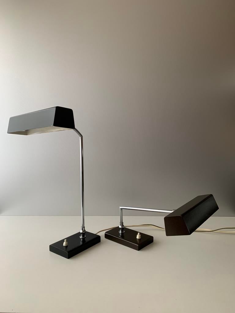 Heca Edam desk lamp cupboard lamp 60s silence of the lamps, Gebruikt, Mid century modern vintage design, Ophalen of Verzenden