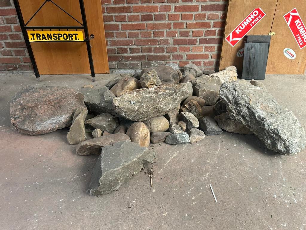 zwerfkeien, Tuin en Terras, Grind, Keien en Split, Ophalen, Zo goed als nieuw