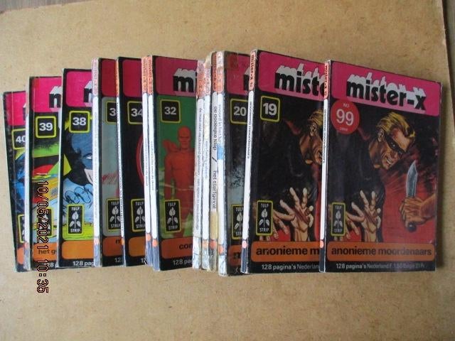 adv2010 mister-x, Boeken, Eén stripboek, Ophalen, Gelezen