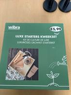 Wibra Luxe Starters Kweekset - Compleet Kweekpakket, Tuin en Terras, Kweekspullen, Ophalen of Verzenden, Nieuw, Kweekbak