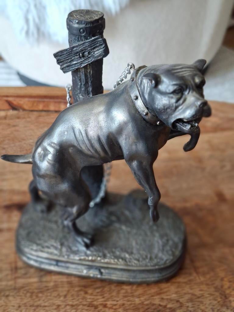 Remake Charles Valton - Old school Bulldog beeld, Ophalen of Verzenden, Zo goed als nieuw, Dier