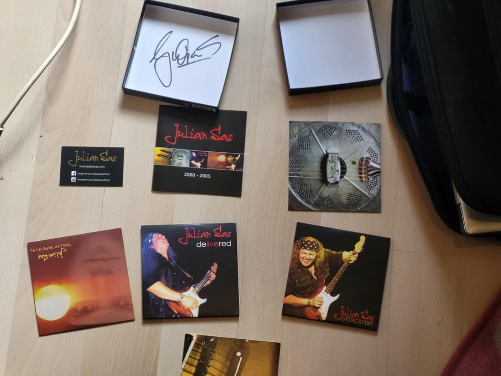 Gesigneerde CD Julian Sas - Unieke Collectie, Ophalen, Zo goed als nieuw, Overige genres