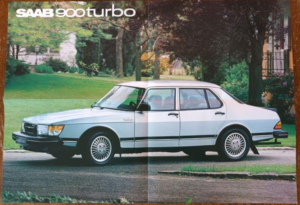 Saab 900 brochure, Verzamelen, Ophalen of Verzenden, Gebruikt, Auto's