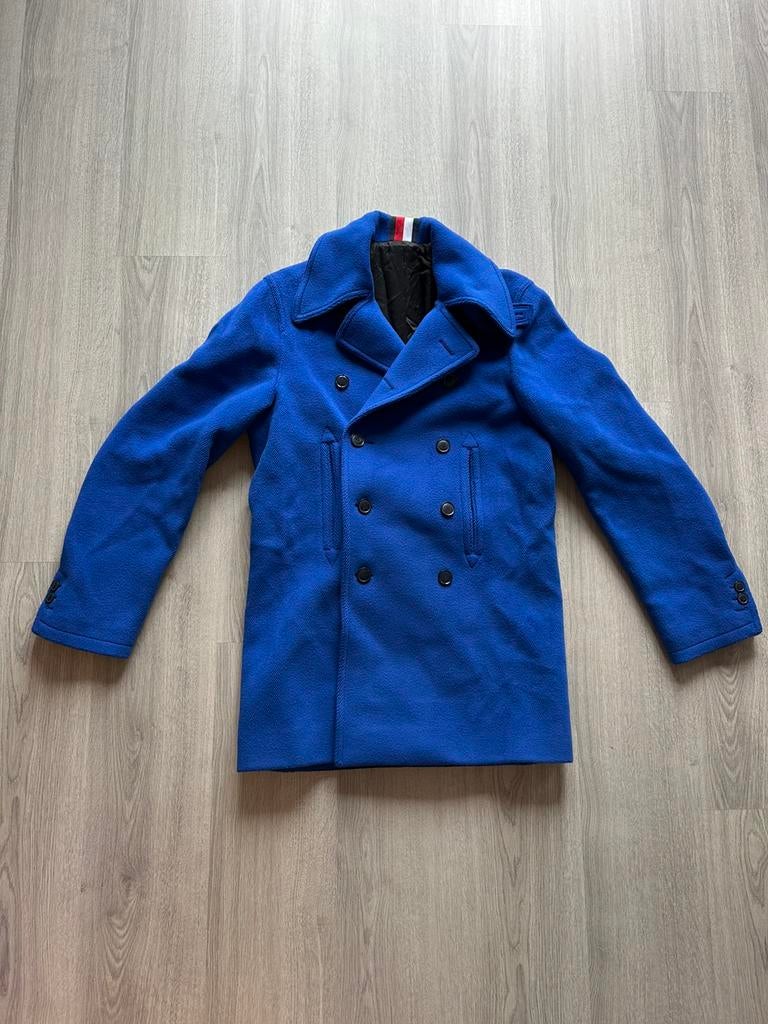 Tommy Hilfiger special edition peacoat jas blauw, Ophalen of Verzenden, Zo goed als nieuw, Maat 48/50 (M), Blauw