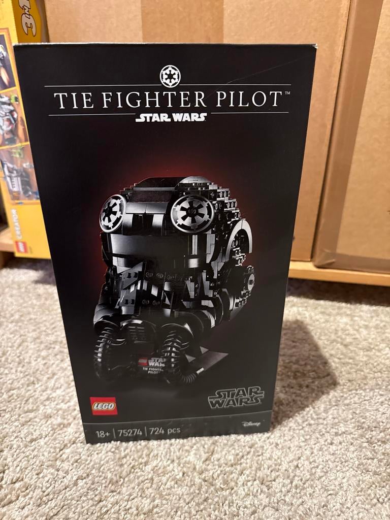 Lego Star Wars 75274 TIE Fighter Pilot Helm - Nieuw in doos, Star Wars, Lego, Nieuw, Ophalen of Verzenden