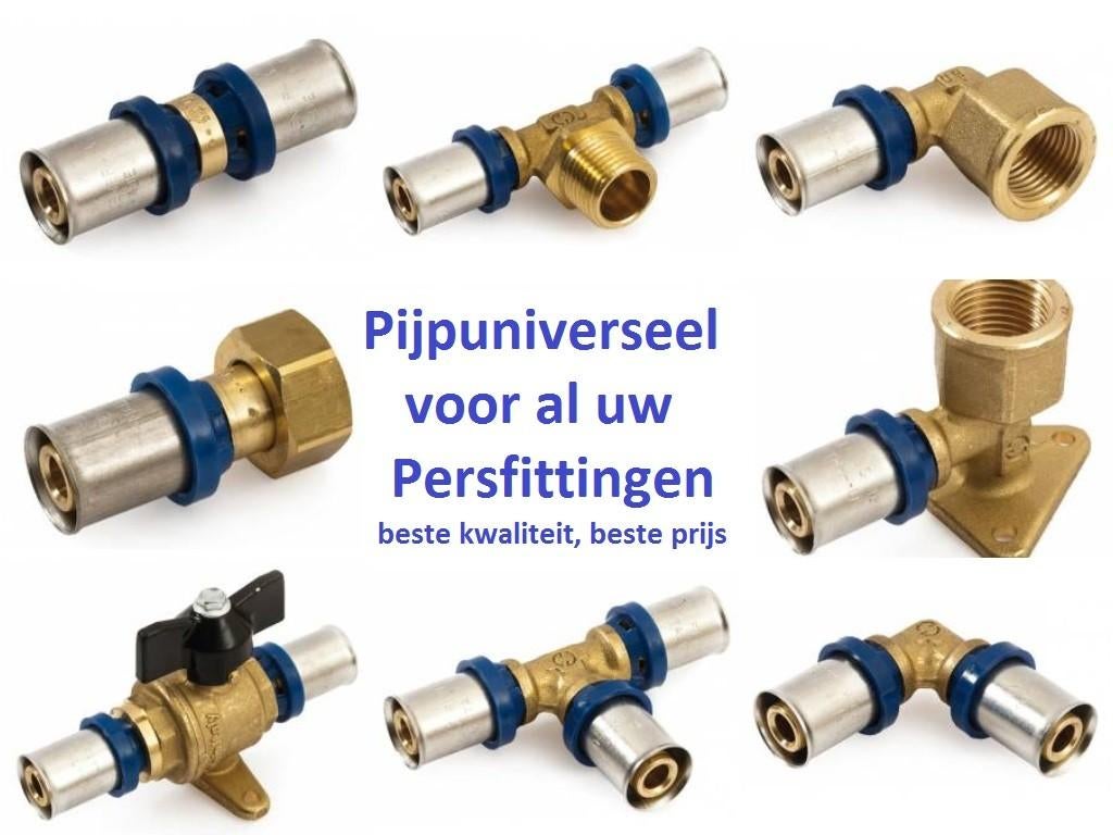 Pijpuniverseel Knelfittingen knelkoppeling recht, Ophalen of Verzenden, Nieuw