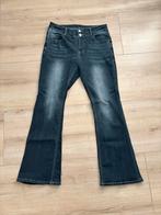 Stijlvolle Flairbroek Maat XL - Donkerblauw met Borduurwerk, Kleding | Dames, Spijkerbroeken en Jeans, Ophalen of Verzenden, Zo goed als nieuw