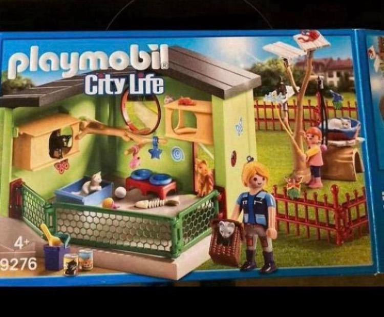 Playmobil 9276 kattenverblijf, Ophalen of Verzenden, Zo goed als nieuw