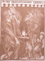 Spotprent over de pro-Engelse Telegraaf tijdens Eerste Werel, Ophalen