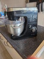 Wervel Keukenmachine - Zwart met RVS kom, Witgoed en Apparatuur, Keukenmixers, 3 tot 4 liter, Ophalen, Gebruikt, 3 snelheden of meer