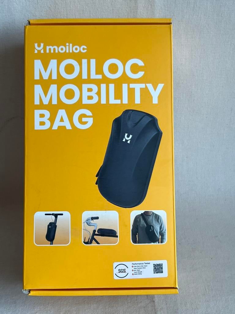 Moiloc mobility bag voor op de fiets hard shell zwart nieuw, Ophalen of Verzenden, Nieuw