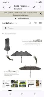Grote tectake parasol., Tuin en Terras, Parasols, Ophalen, Nieuw, Zweefparasol