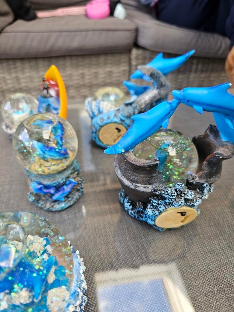 Schud glitter bollen dolfijn, Ophalen of Verzenden, Wanddecoratie