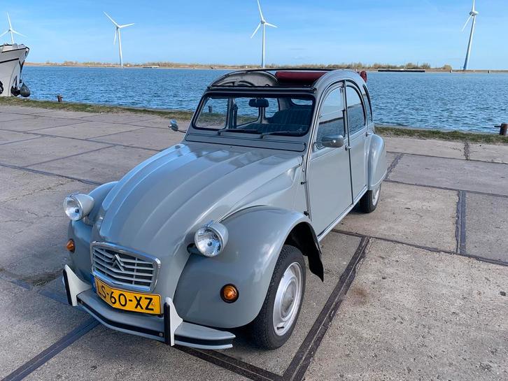 Citroën 2CV 0.6 1985 Grijs, Auto's, Citroën, Particulier, 2CV, Benzine, Hatchback, Handgeschakeld, Origineel Nederlands, Zilver of Grijs