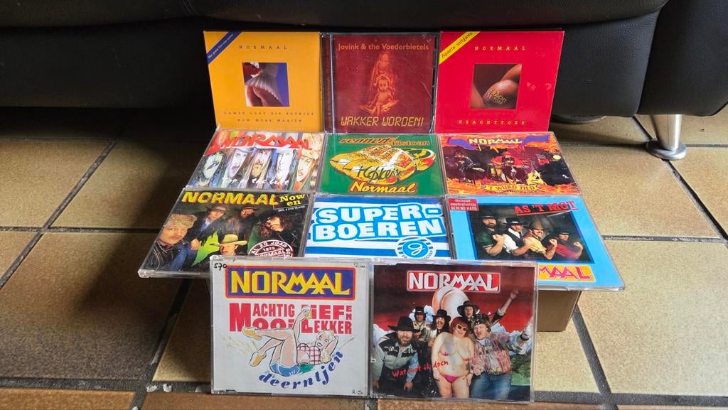10x Cd Single Normaal / 1x Cd Jovink (Zie info), Cd's en Dvd's, Cd's | Nederlandstalig, Verzenden, Gebruikt, Levenslied of Smartlap