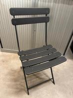 Metalen Bistro klapstoelen, Ophalen, -, Zwart, -