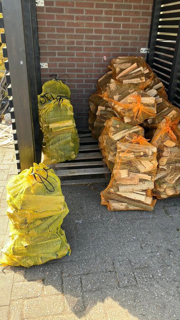 Haardhout zakken 50x85, Tuin en Terras, Haardhout, Minder dan 3 m³, Ophalen