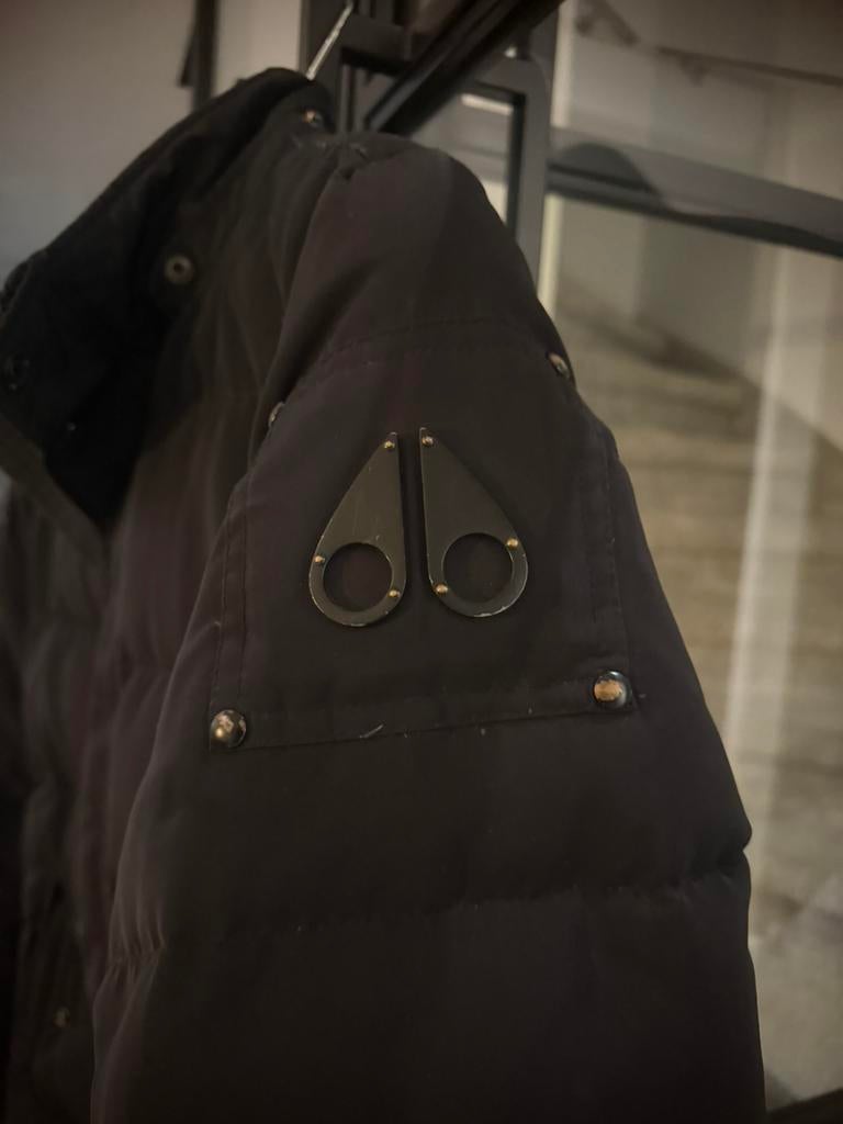 Jas moose Knuckles, Kleding | Heren, Ophalen of Verzenden, Zo goed als nieuw, Zwart