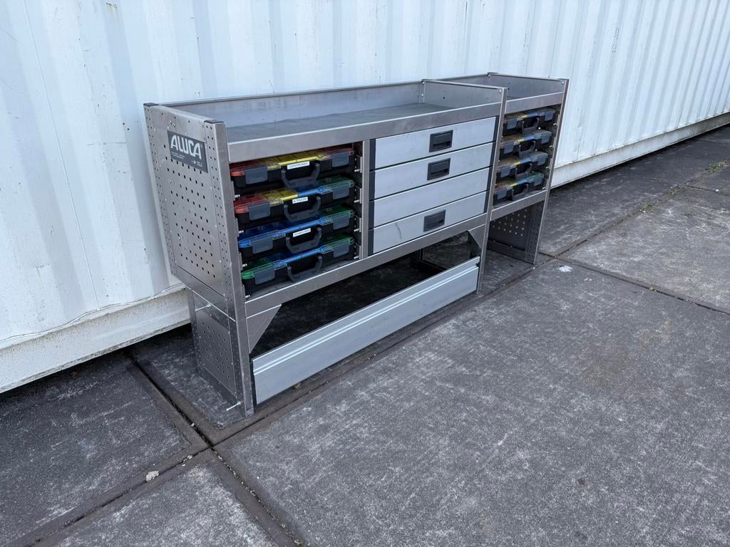 Nieuwstaat aluca bedrijfswagen inrichting, Auto diversen, Auto-accessoires, Ophalen, Zo goed als nieuw