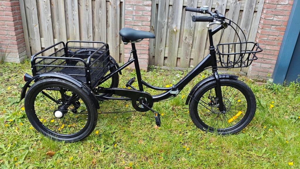 Opvouwbare driewieler 20 inch, 7 versnellingen, Ophalen, Zo goed als nieuw, Overige merken, Verstelbare zitting