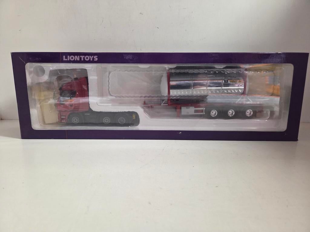 Lion Toys Iveco Stralis swapcontainer 1:50, Hobby en Vrije tijd, Modelauto's | 1:50, ., Ophalen of Verzenden, Zo goed als nieuw