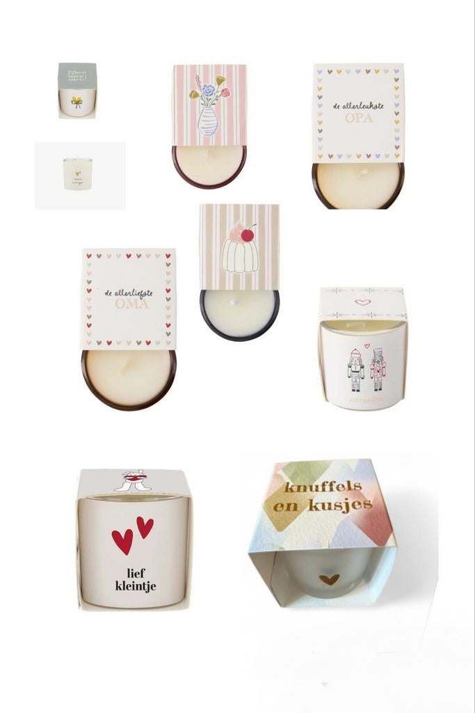 Mini geurkaarsjes, Huis en Inrichting, Woonaccessoires | Kandelaars en Kaarsen, Ophalen of Verzenden, Nieuw, Overige materialen
