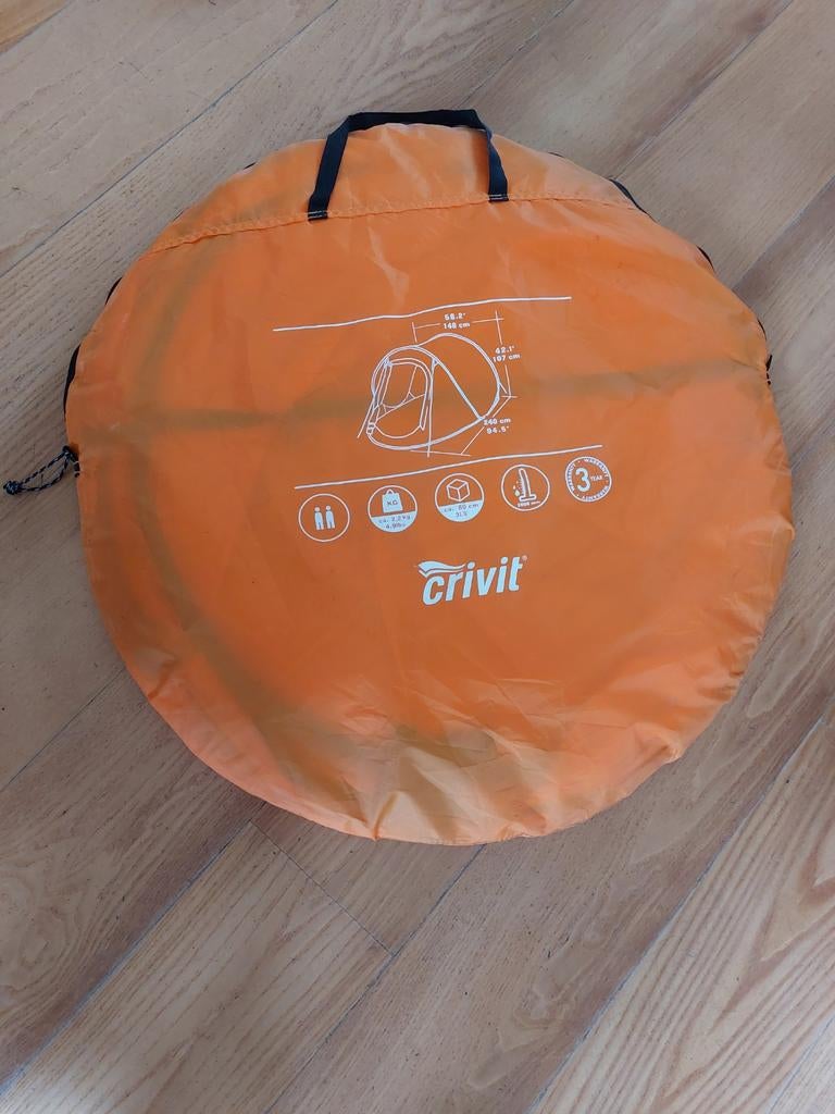 Eenpersoons pop-up tent, Caravans en Kamperen, Ophalen, Tot en met 2