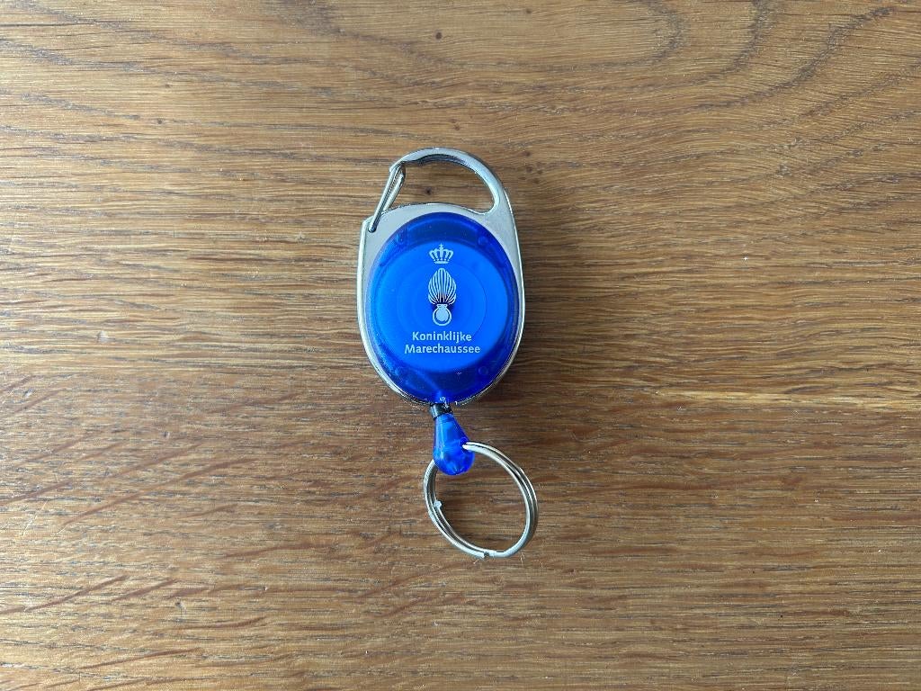 Sleutelhanger met rollerclip Marechaussee, Ophalen of Verzenden, Marechaussee, Nederland, Embleem of Badge