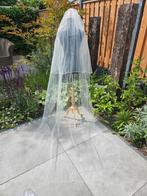 Prachtige sluier trouwjurk kraaltjes 250 cm nieuw ivory, Kleding | Dames, Trouwkleding en Trouwaccessoires, Ophalen of Verzenden