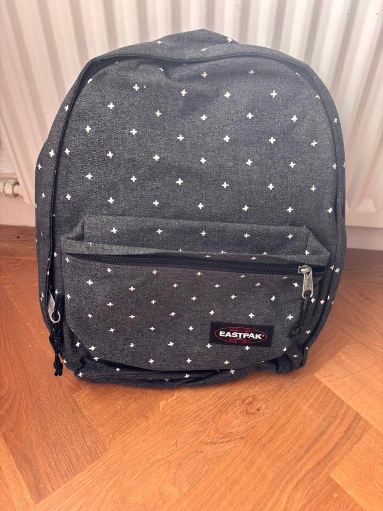 Eastpak Padded Pak'R dots black silver rugzak laptopvak, 25 tot 40 cm, Ophalen of Verzenden, Zo goed als nieuw, 30 tot 45 cm