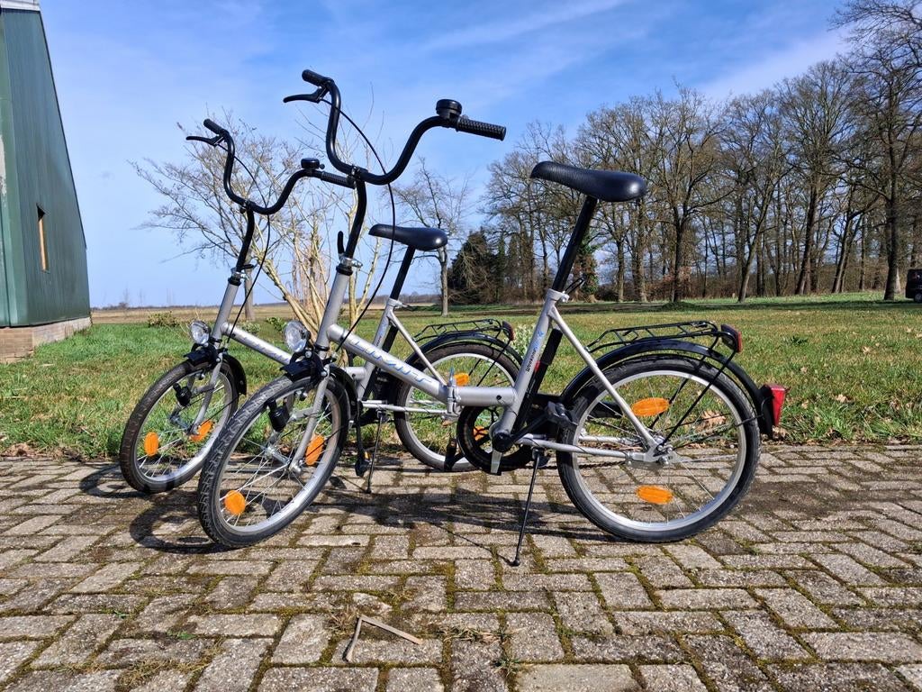 Vouwfietsen 2 stuks, amper gebruikt, passen in kleine auto, Fietsen en Brommers, Fietsen | Vouwfietsen, Ophalen of Verzenden, Zo goed als nieuw
