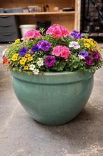 Klassieke bloempot - groen, Rond, Nieuw, Minder dan 40 cm, Ophalen