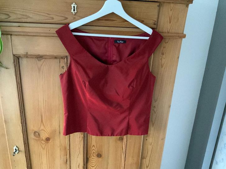 Wijnrode Vera Mont top mt 40, Kleding | Dames, Gelegenheidskleding, Nieuw, Overige typen, Maat 38/40 (M), Rood, Ophalen of Verzenden
