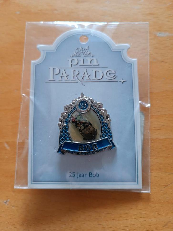 Efteling Pin Jubileum Bob 25 Jaar, Verzamelen, Efteling, Nieuw, Button of Speldje, Ophalen of Verzenden