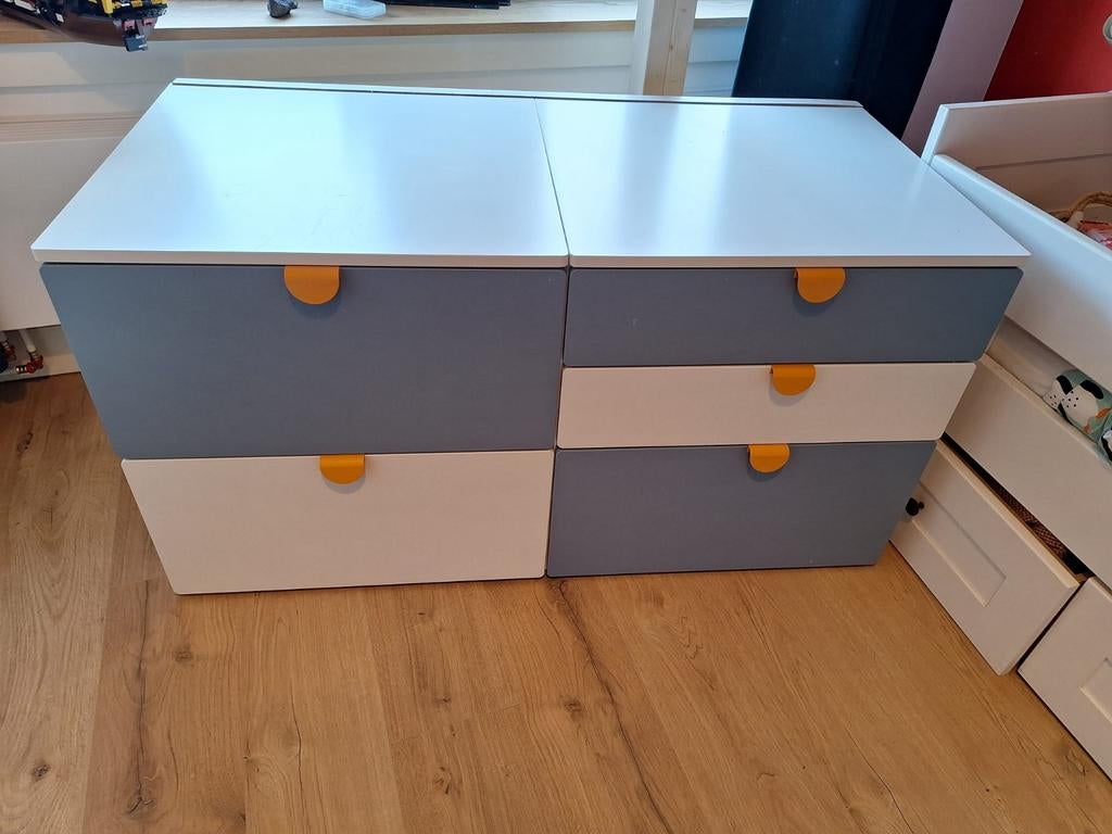 Zo goed als nieuwe Ikea Platsa/Småstad ladekast, Huis en Inrichting, Kasten | Ladekasten, Ophalen, 100 tot 150 cm, 5 laden of meer