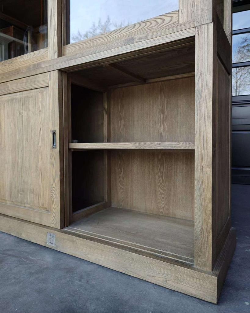 Hoge Vitrinekast | Smalle Buffetkast | Eyecatcher! #0018, Huis en Inrichting, Kasten | Vitrinekasten, Niet ingevuld, 100 tot 150 cm