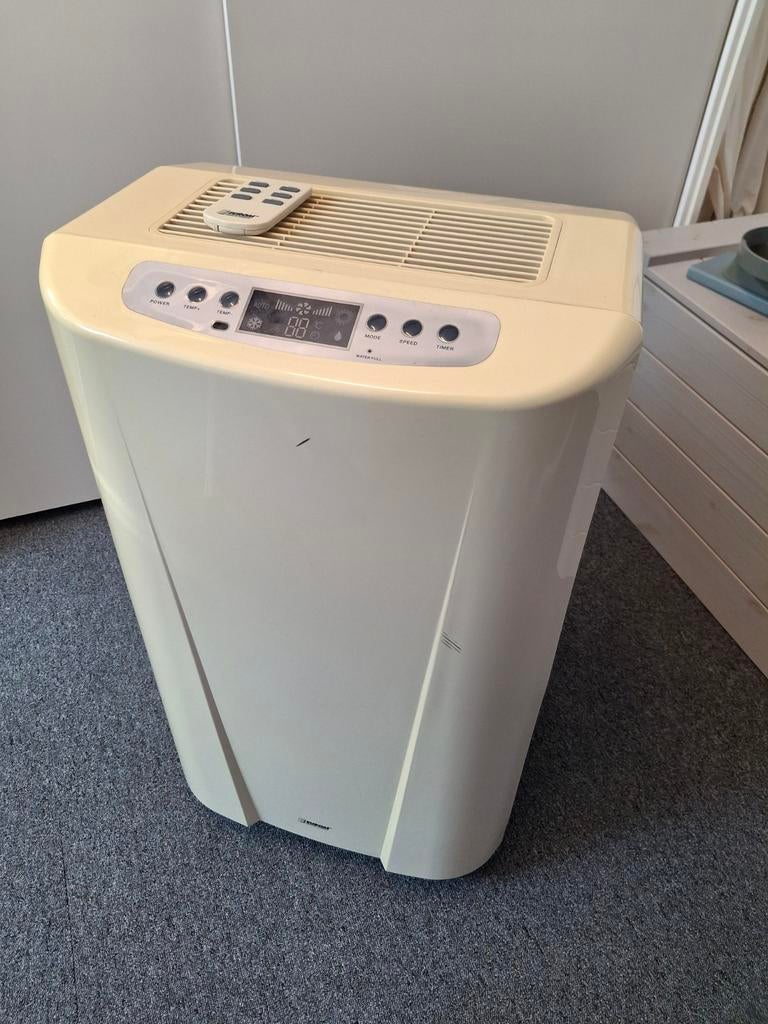 Mobiele Airco Eurom, Witgoed en Apparatuur, Airco's, Ophalen, 3 snelheden of meer, Afstandsbediening, Gebruikt