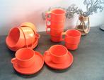 Mepal vintage oranje campingservies kampeerservies 14 delig, Ophalen of Verzenden, Gebruikt