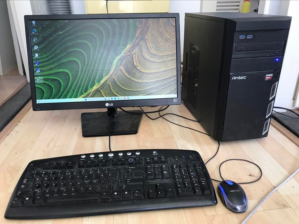 AMD FX 8320 8 core computer 16 Gb Ram 240 Gb SSD 1TB hdd, Ophalen, Gebruikt, 3 tot 4 Ghz, HDD