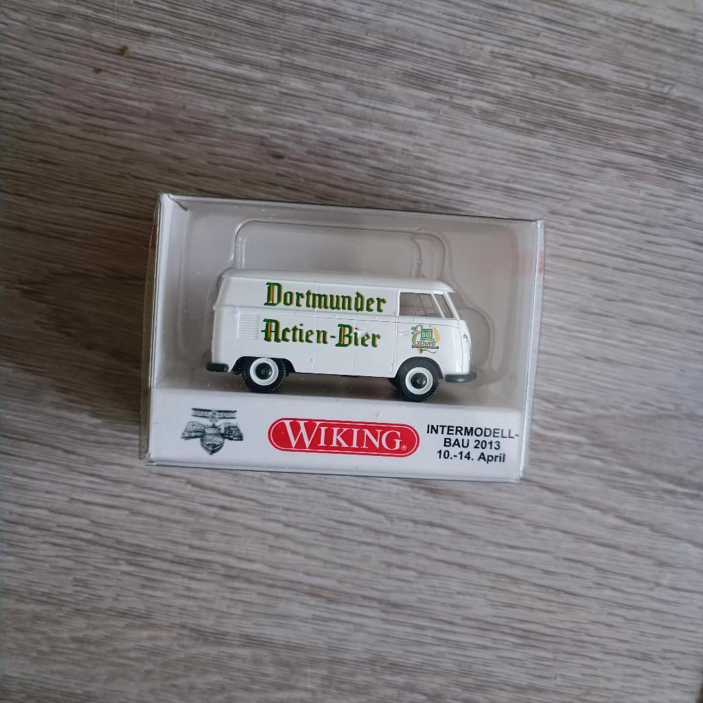 Wiking VW T1 Kasten Dortmunder Actien-Bier Intermodellbau, Ophalen of Verzenden, Nieuw, Auto, Wiking