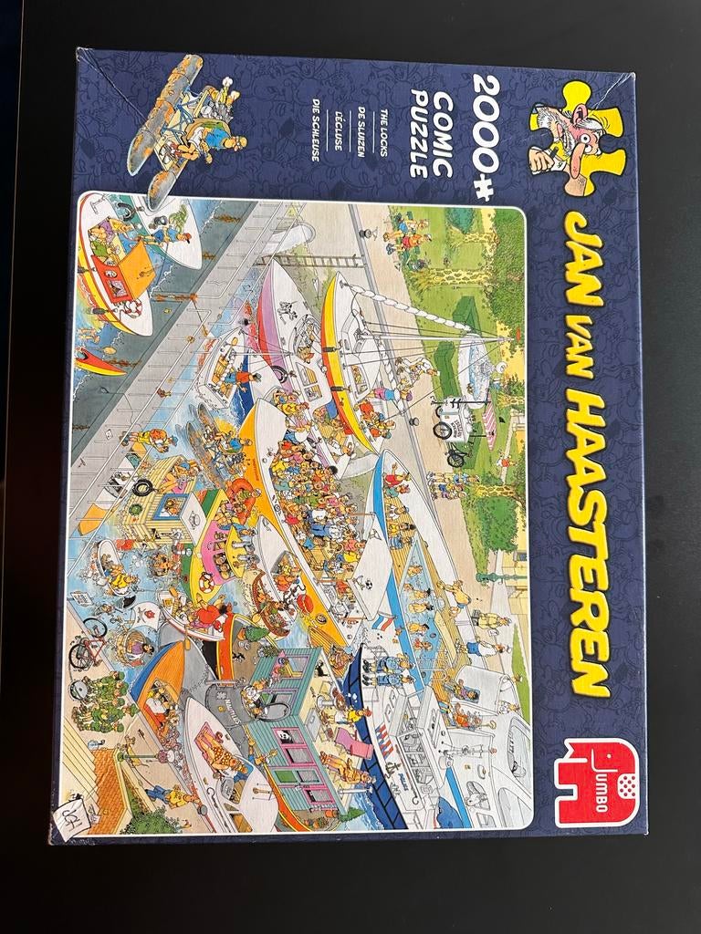 Jan van Haasteren puzzel - Open de sluizen 2000 stukjes, Ophalen, Meer dan 1500 stukjes, Gebruikt, Legpuzzel